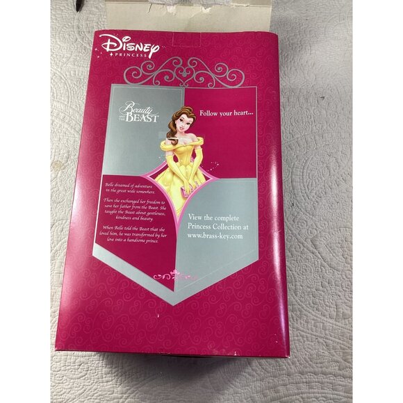 Disney Belle Porcelain Keepsake Doll Royal Holiday Ed Beauty & The Beast*NIB - Picture 6 of 7